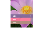 jquery导航样式动画图片切换 